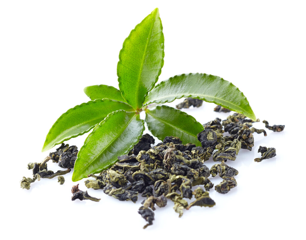 листа зелен чай